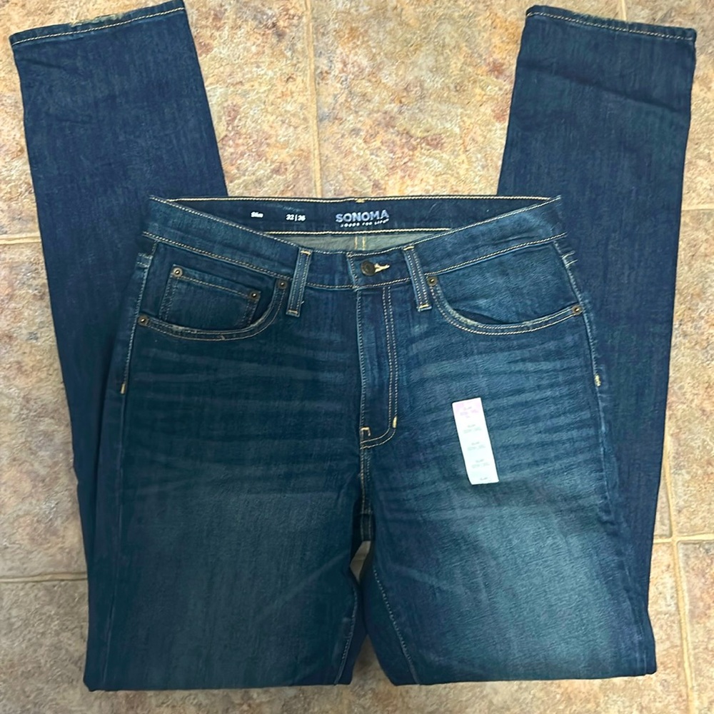 Sonoma men’s jeans nwt slim 32x36